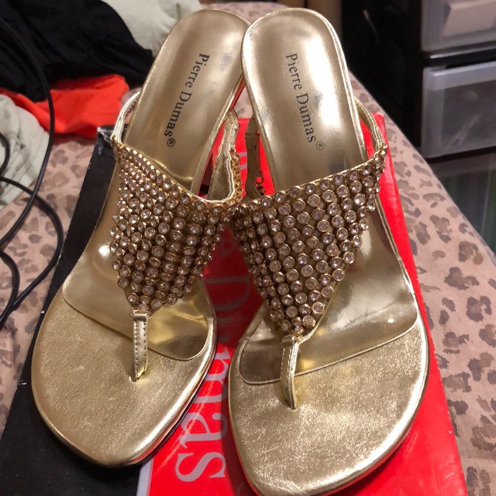 Slightly worn heels